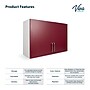 Viva Comfort 24'' H x 36" L Wood Wall-Mounted Medical Cabinet, 2-Doors, Claret (902WALL36GRYCL)~#|#~A62CBB43-C6E3-4298-9620EFBAC17B4F44_sc7