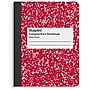 Staples 1-Subject Composition Notebooks, 7.5" x 9.75", Wide Ruled, 100 Sheets, Assorted Colors (ST55077C)~#|#~A63644F5-3256-4022-80522D0F25824925_sc7