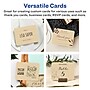 Avery Integrated Cards, 4.25" x 5.5", Matte Kraft Brown, 50/Pack (95276)~#|#~A638A6C5-243A-499C-9E110ABDD8F6315B_sc7