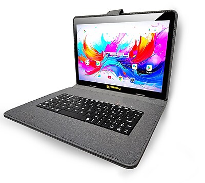 Linsay F10 Series 10.1″ Tablet, Wi-Fi, Octa Core, 256GB eMMC, Android 15, with Black Cloth Keyboard Case, Backpack, & Stylus Pen Sansujyuku sansujyuku.com