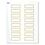 Avery Laser/Inkjet Rectangle Multipurpose Labels, 1" x 2-5/8", White, 160/Pack (S00-D16)~#|#~A646E442-50A3-4863-87D9C866EE271920_sc7