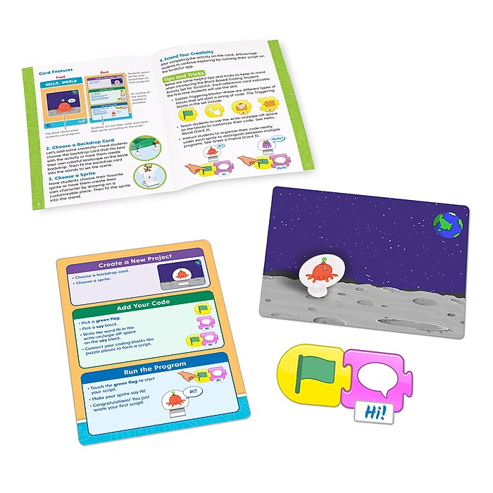 hand2mind Block-Based Coding Student Activity Set for Scratch