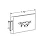 Azar Sign Holder, 7" x 5", Horizontal, Wall Mounted, Clear Acrylic, 10/Pack (103323)~#|#~A64B4211-9A87-4BB8-B8DAFC552852250F_sc7