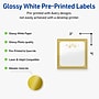 Avery Square Multipurpose Labels, 3" x 3", White, 60/Pack (19479370525)~#|#~A650EDC2-D874-42CD-A354656453AC5A49_sc7
