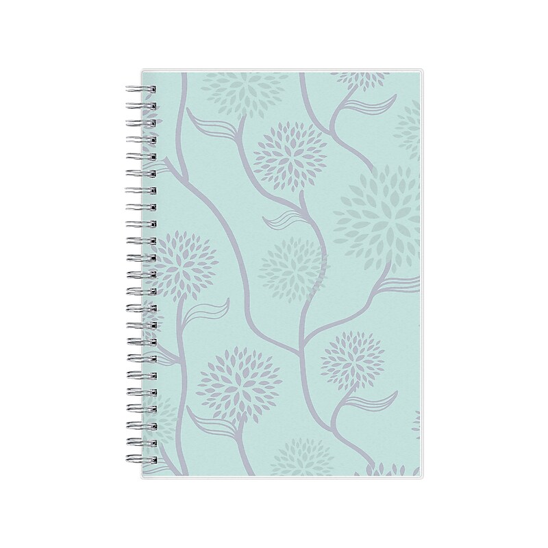 2024 Blue Sky Rue Du Flore 5" x 8" Weekly & Monthly Planner, Blue/Purple (101603-24) image 1