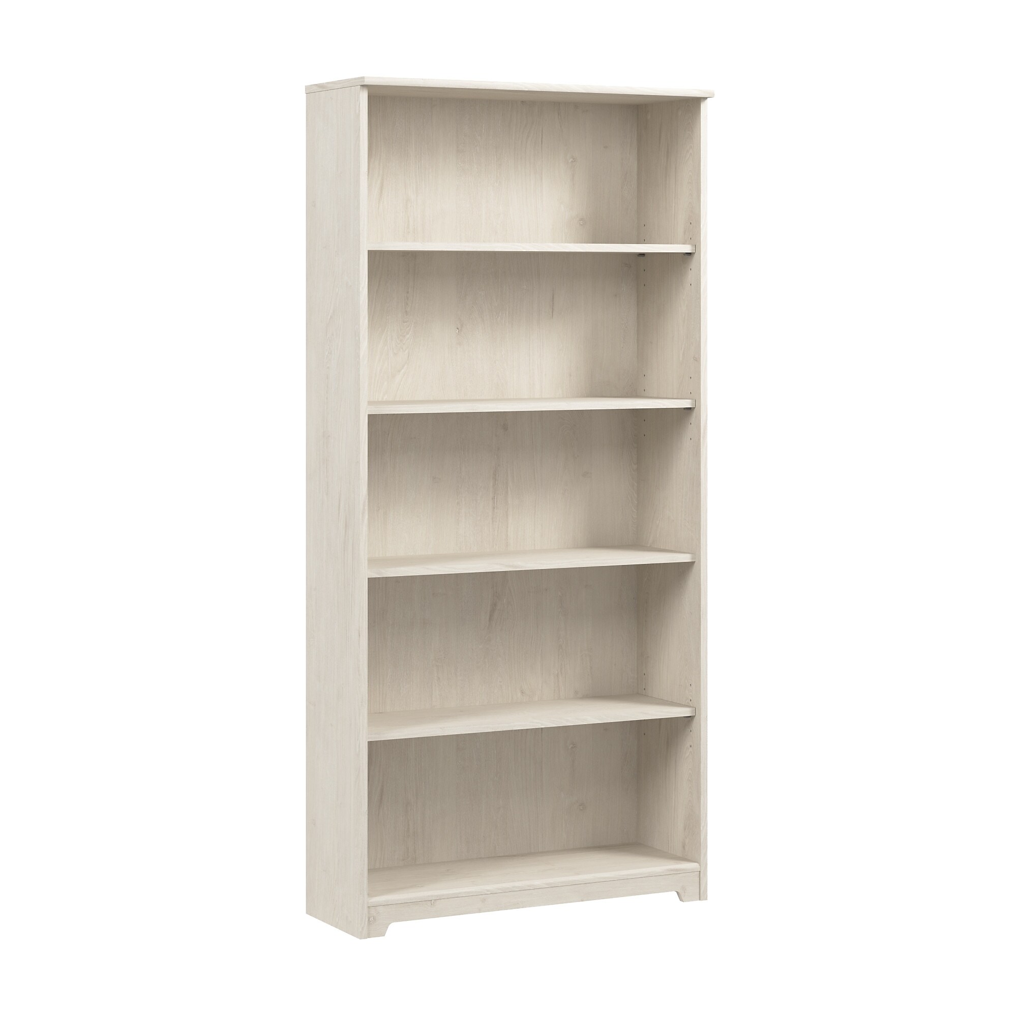 Bush Home Cabot Tall 5 Shelf Bookcase, Linen White Oak (WC31166) Sansujyuku sansujyuku.com