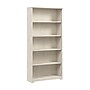Bush Furniture Cabot 66"H 5-Shelf Bookcase with Adjustable Shelves, Linen White Oak (WC31166)~#|#~A65B2E91-CB18-45AB-A339390C2F306FEA_sc7