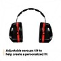 3M Peltor Optime 105 Over-the Head Earmuffs, 27 dB, Black/Red (H10A)~#|#~A65BE6D5-A19A-418A-8BF4532506B5280E_sc7
