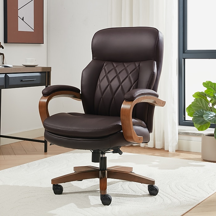 La-Z-Boy Colston Ergonomic Vegan Leather Swivel Executive Chair