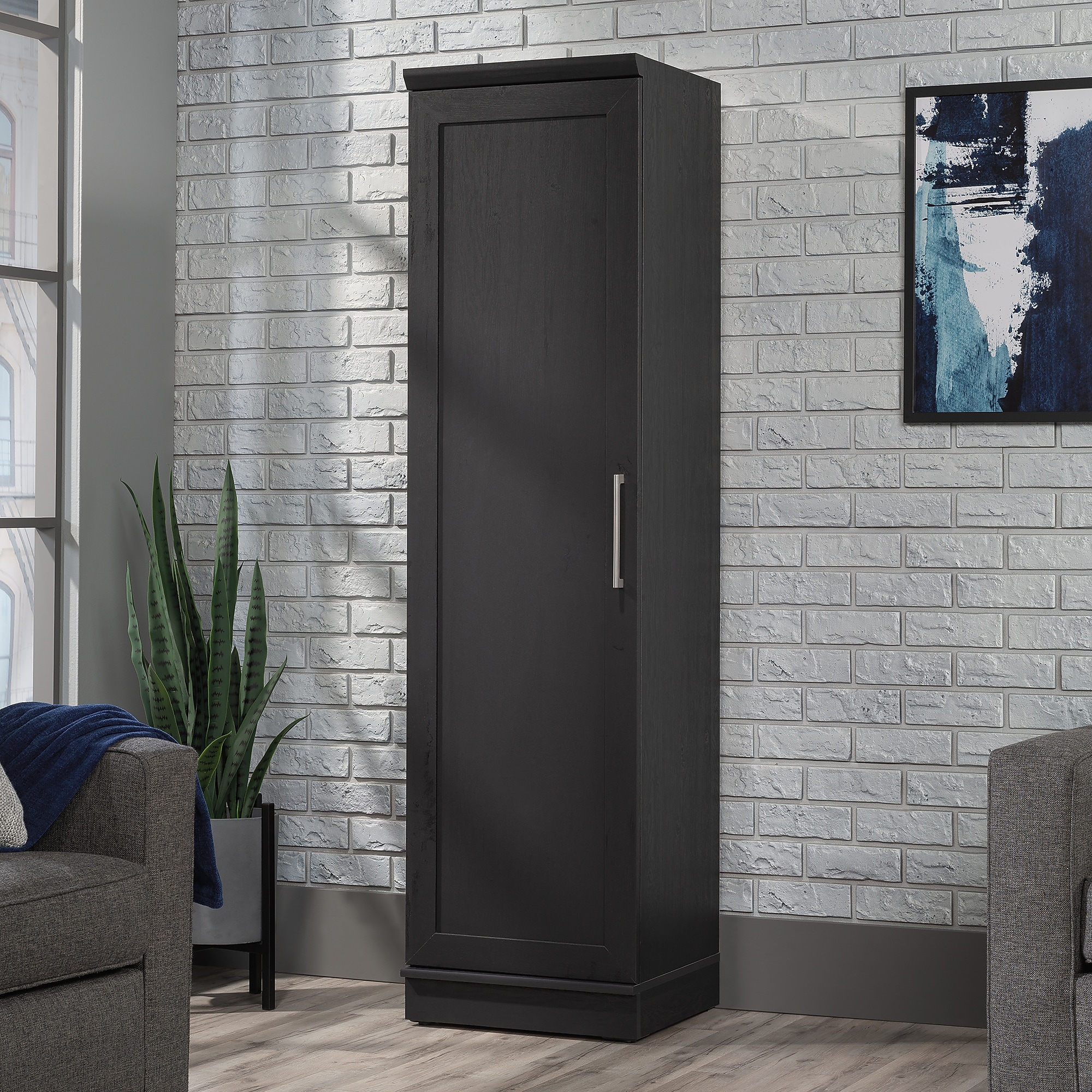Sauder HomePlus 71″H Storage Cabinet with 4 Shelves, Raven Oak (435137) Sansujyuku sansujyuku.com