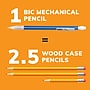 BIC Xtra Sparkle Mechanical Pencil, Medium Point, 0.7mm, 24/Pack (MPLP241-BLK)~#|#~A65DB526-8BBF-4315-998BB50F6F532AE4_sc7