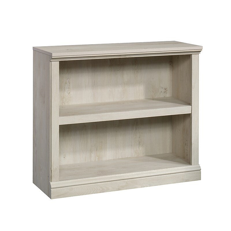 Sauder Select 30"H 2-Shelf Bookcase, Chalked Chestnut (423031) image 1