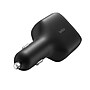 Belkin BoostCharge Car Charger with Retractable Cable, 30W, Black (CCC002fqBK)~#|#~A669E741-1806-4D1C-81E686104664E781_sc7