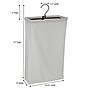 Household Essentials Door Hanging Laundry Bag in Washable Canvas with Loop Handle, White (HH158-1)~#|#~A66BC84C-0BB7-4393-94CF140B9C34FBD5_sc7
