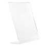Excello Global Products L-Shape 8.5" x 11" Anti-Glare Sign Holder, Clear (SH-L8511~#|#~A66C5F71-F4B3-41E5-BA7684E98CD4F6C8_sc7
