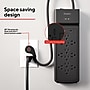 Staples TECH 12-Outlet 2-USB Port Surge Protector, 8', 3900 Joules, Black (ST62774)~#|#~A6734F77-D1D4-43C5-AF0B8190051CB2DB_sc7