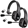 Delton 20X Professional Noise Canceling Bluetooth On Ear Computer Headset with Mic and USB Dongle, Black, 2/Pack~#|#~A6752A09-A1ED-4AE3-8A143AC00B7E9FD9_sc7