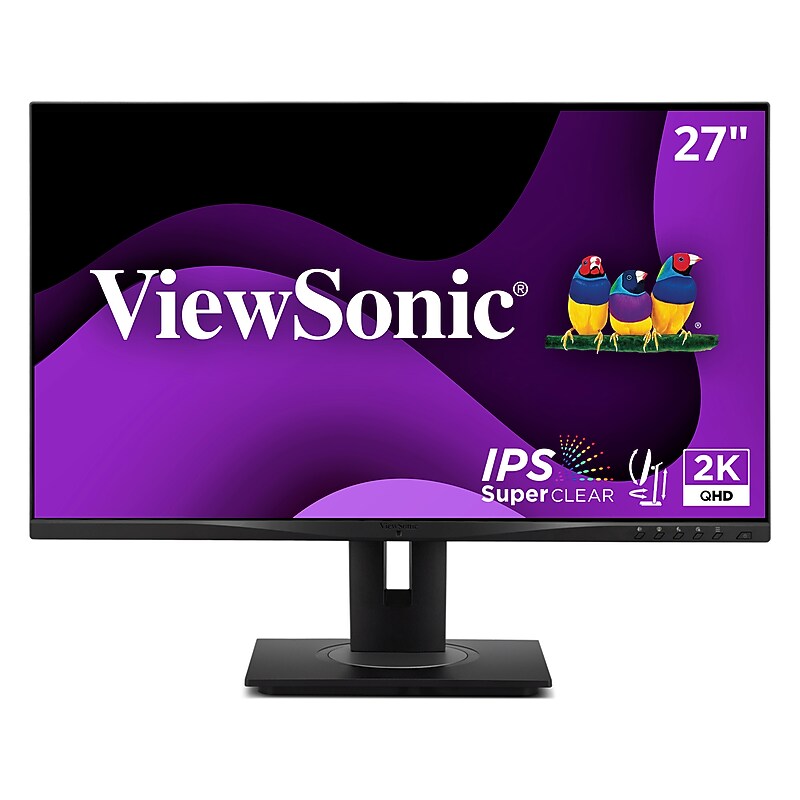 ViewSonic Ergonomic 27" QHD 100Hz LCD Monitor, Black (VG2748A-2K) image 1