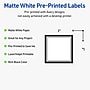 Avery Laser/Inkjet Square Multipurpose Labels, 2" x 2", White, 120/Pack (S00DM2)~#|#~A67CC8BD-7798-4552-BEDAC9602554A1C6_sc7