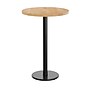Flash Furniture Bennett 30" Round Wooden Commercial Indoor Table, Natural Top/Black Base (GSFRD30NTTR18B)~#|#~A681472C-213A-47D4-92938E5E47B4172B_sc7