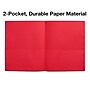 Staples 10% Recycled Smooth 2-Pocket Paper Presentation Folder, Red, 10/Pack (13382-US)~#|#~A688E974-37B8-47F1-8C110F1B71EA7F99_sc7