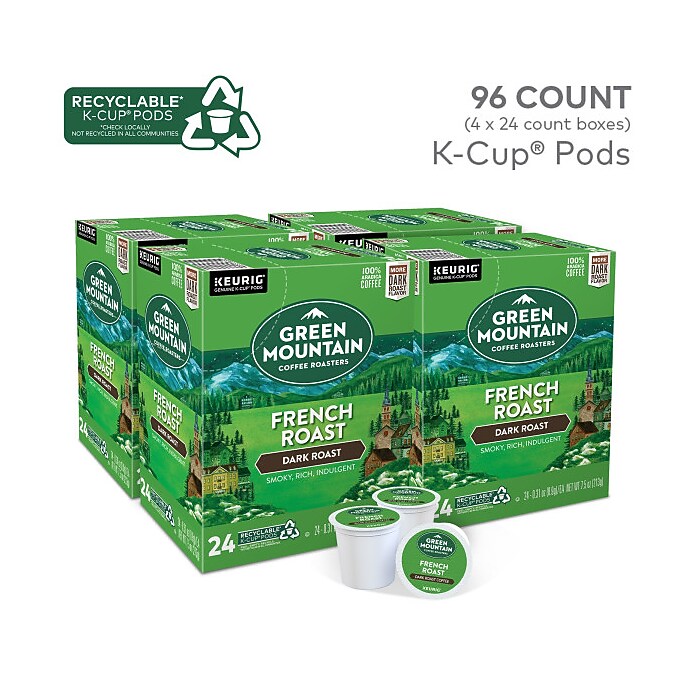 Green Mountain French Roast Coffee Keurig® K-Cup® Pods, Dark Roast