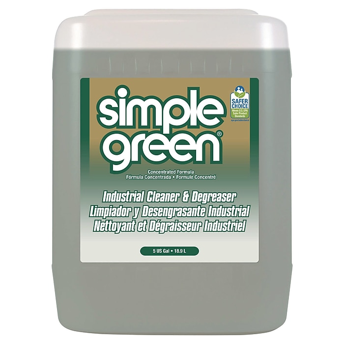 Simple Green Industrial Cleaner And Degreaser, Original, 5 Gal