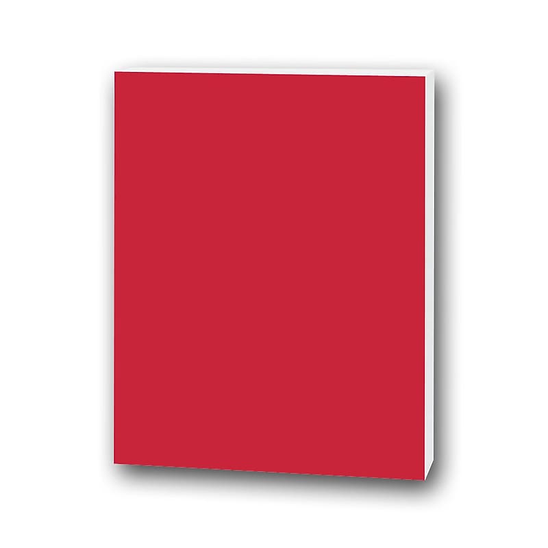 Flipside Foam Board, 20" x 30", Red, 10/Pack (20315-10) image 1