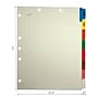 Tabbies Patitent Pre-Printed Cardstock Dividers, 8, Ivory, 40/Set (TAB54505)~#|#~A68F5D92-DDE7-4CFC-98E1CD2FDC3AA7D9_sc7