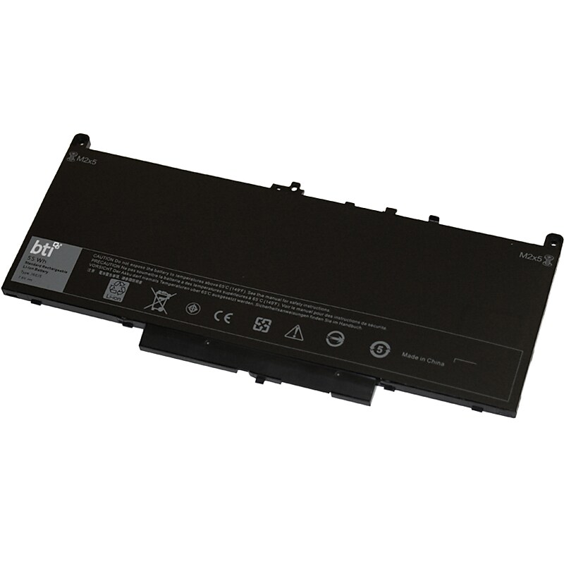 Battery Technology Li-Poly Replacement Battery for Dell Latitude E7270 and E7470, 7105mAh (451-BBSU-BTI) image 1