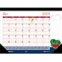 2024-2025 House of Doolittle Seasonal Holiday Depictions 22" x 17" Academic Monthly Desk Pad Calendar (1395-25)~#|#~A6941BA0-85C5-45CA-92F942271FC883B9_sc7
