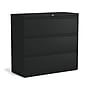 Staples HL8000 Commercial 3-Drawer Lateral File Cabinet, Locking, Letter/Legal, Black, 42"W (23202D)~#|#~A69DB7EA-086C-4482-AC7E367CA338559E_sc7