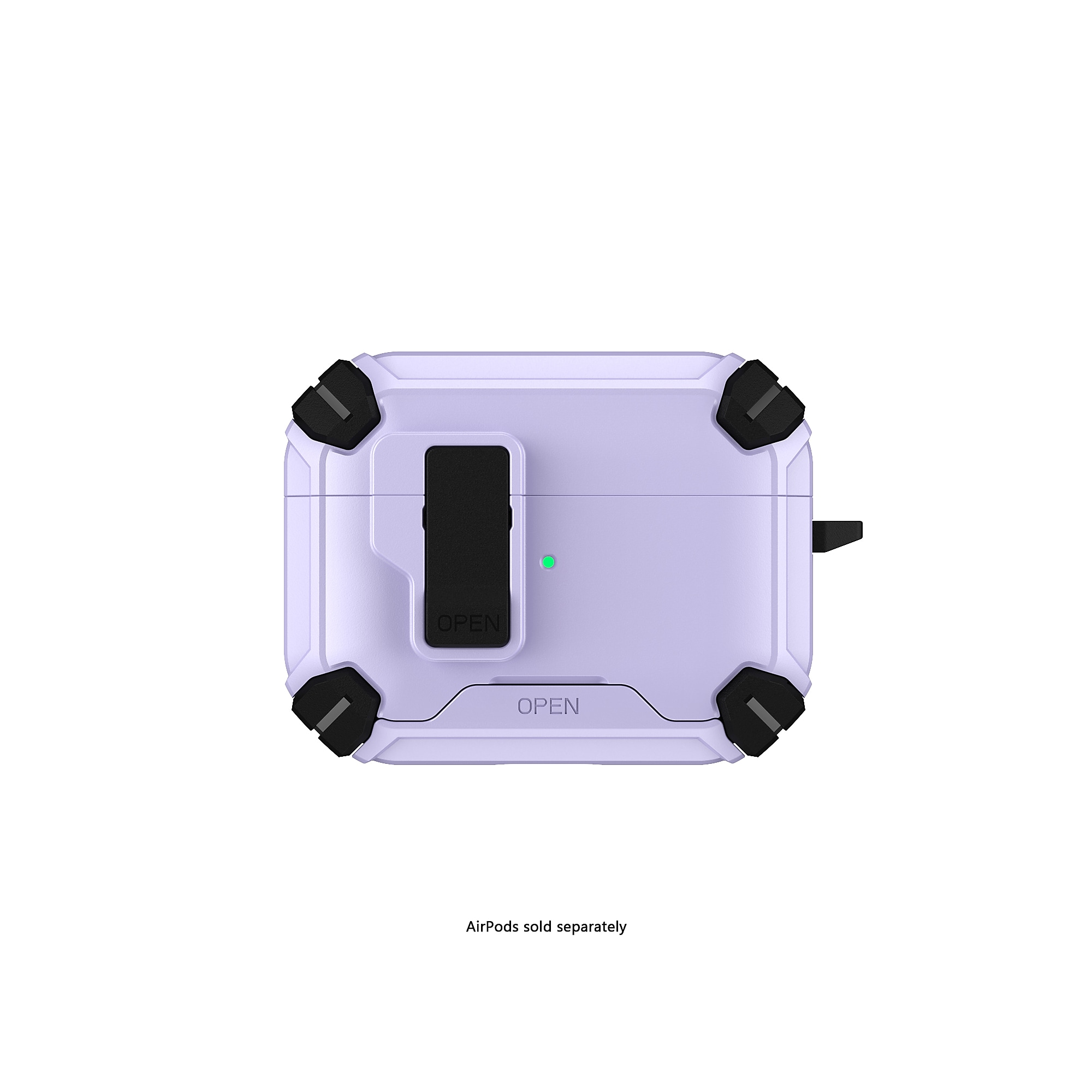 SaharaCase Raider Series Heavy Duty Case Compatible with Magsafe for Airpods Pro 3, Secure Lock, Purple Orchid (HP00219) Sansujyuku sansujyuku.com