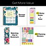 2027 Excello Brands 9" x 11" Weekly & Monthly Standard Planner, Paperboard Cover, Teal Floral (FSHN-CY27-8511-17)~#|#~A6A11A4B-676E-487E-AB5CF1333B8BDFEF_sc7