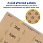 Avery Laser/Inkjet Multipurpose Labels, 4" x ", Kraft Brown, 500/Pack (94202)~#|#~A6A3D12E-5471-426D-978D4ED5D18EB042_sc7
