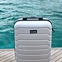 InUSA Trend 24" Hardside Suitcase, 4-Wheeled Spinner, TSA Checkpoint Friendly, White (IUTRE00M-WHI)~#|#~A6A72A5C-D2E6-44E3-80E9146D25D35B5C_sc7