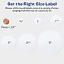 Avery Easy Peel Laser/Inkjet Round Labels, 2" Dia, Glossy White, 120 Labels/Pack (22807)~#|#~A6ADFEC2-E721-484D-95054695F0858C69_sc7