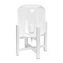 Creekwood Home 13.5" LED Table Lamp, White/Clear Glass (CWT-1000-WH)~#|#~A6B35E00-6CB0-4BFE-A416D37EF73E8F0A_sc7