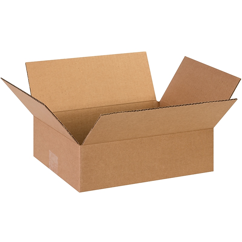 13" x 10" x 4" Shipping Boxes, 32 ECT, 25/Pack (13104) image 1