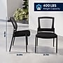 Flash Furniture Hercules Commercial Armless Stackable Side Chair, Black (HL0010W1BK)~#|#~A6B441B1-9C0B-4A30-BB2CB1474939C25B_sc7
