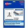 Avery Rectangle Rounded Corners Index Cards, 3" x 5", White, 30 Cards/Pack (19479399778)~#|#~A6B6BAA4-1852-4A1F-A3AE4622FE7D87E1_sc7