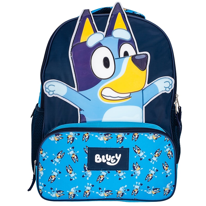 Accessory Innovations Kids Bluey Laptop Backpack, Medium, Blue (B23BY56489-RS) image 1