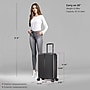 DUKAP Airley 21.85" Hardside Suitcase, 4-Wheeled Spinner, TSA Checkpoint Friendly, Black (DKAIR00S-BLK)~#|#~A6BE5F07-81D9-4EB6-988C73CD6003FB13_sc7