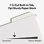 Smead FasTab Recycled Hanging File Folder, 1-Tab, Letter Size, White, 20/Box (64002)~#|#~A6CAB3D9-E3AB-4757-B26C917BD09B0B78_sc7