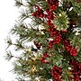Nearly Natural 4-ft Berry and Pine Artificial Christmas Tree in Burlap Wrapped Base (T1427)~#|#~A6CCC813-F85B-4AE9-81941D3773A6FD5A_sc7
