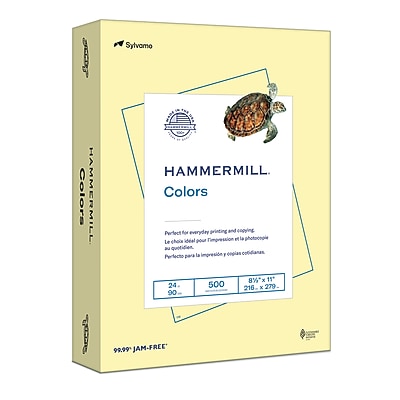Hammermill Colors 8.5″ x 11″ Color Printer Paper, 24 lbs. Canary, 500 Sheets/Ream (400710RM) Sansujyuku sansujyuku.com