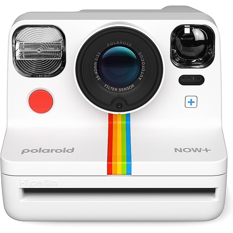 Polaroid Now+ 2nd Generation I-Type Instant Film Bluetooth Connected App Controlled Camera, White (9077) image 1