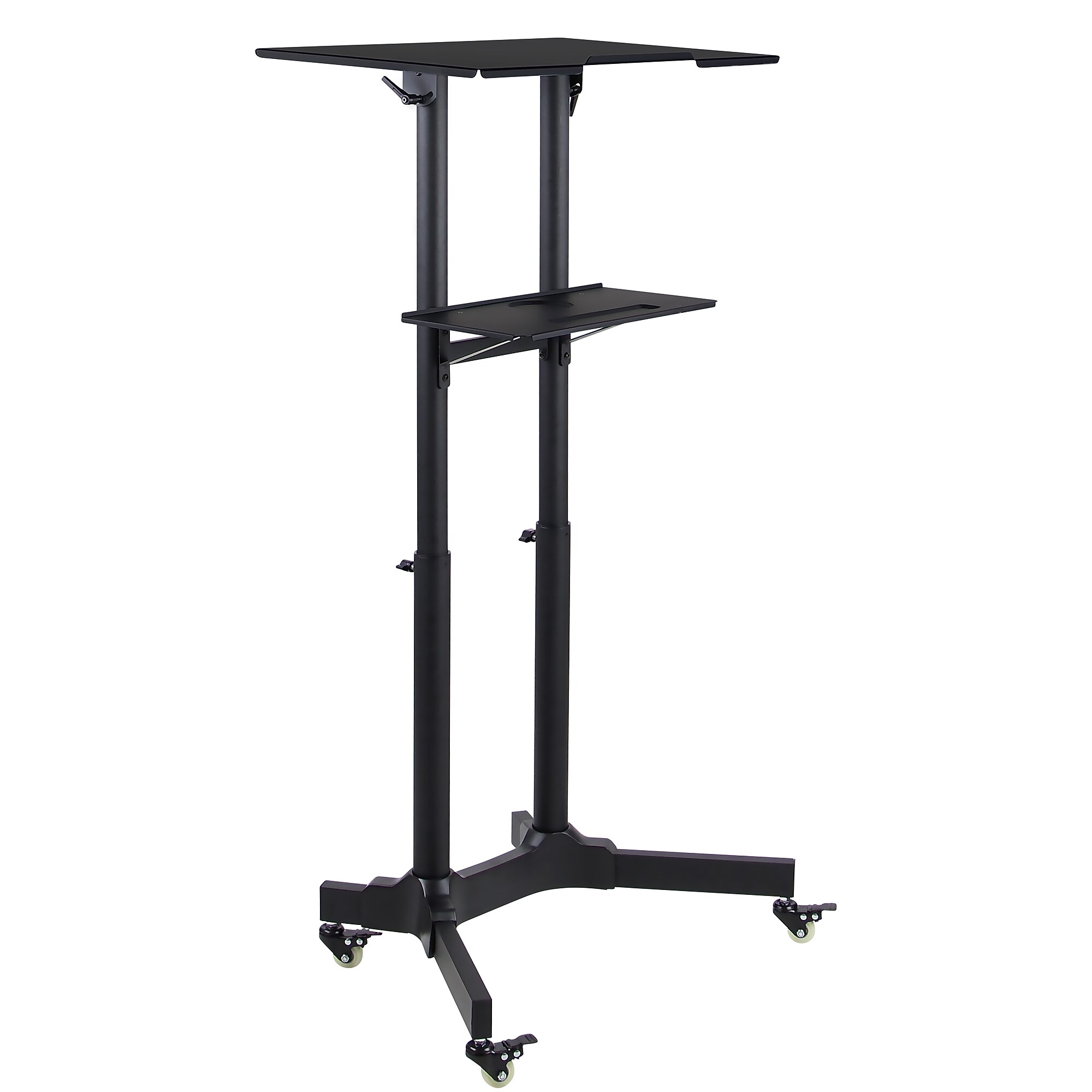Mount-It! 24″ W Portable Lectern Adjustable Aluminum Standing Podium, Black (MI-7971) Sansujyuku sansujyuku.com