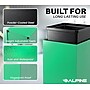 Alpine Steel Recycling, Compost, and Trash Can Set with Square and Mixed Lid, 29 Gallon, Multicolor, 3/Pack (ALP4450-BLK-KIT27)~#|#~A6D4F5CC-5B6A-4B4C-9C018286D3AB3CF6_sc7