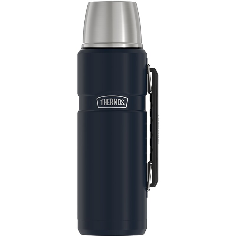 Thermos King Stainless Steel Vacuum Insulated Beverage Bottle, 68 oz., Midnight Blue (EASK2020MDB4) image 1